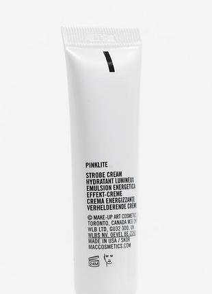 Праймер mac – mini mac strobe-creme – pinklite 15 ml 4