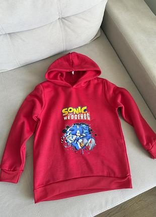 Кофта футболки spider man і sonic, 130-140 зріст