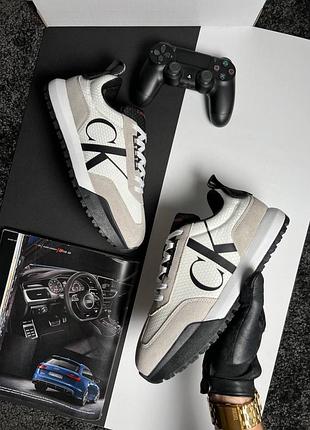 Чоловічі кросівки ca*vin k*ein gtx light grey white