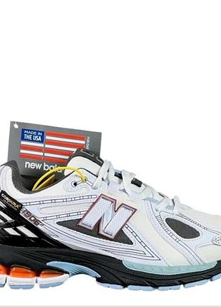 Кроссовки зимние женские нью беланс 1906r cordura white grey.женские термокроссовки белые. 41