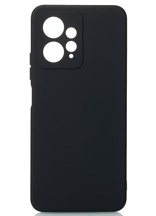 Силиконовый чехол soft silicone case для xiaomi redmi note 12 4g (без лого) черный