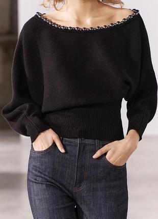 Жіночий светр чорний zara