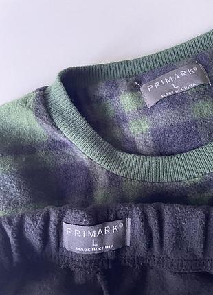 Флісова тепла чоловіча піжама primark 4