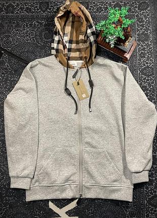 Зіп худі burberry/ зіпка барбері / кофта барбері
