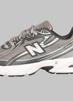 Кросівки чоловічі весна-літо new balance 740 сірі.стильні кроси для бігу сітка new balance740 gray. 43