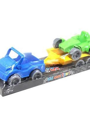 Набор авто "kid cars sport" (джип синий + багги зеленій)