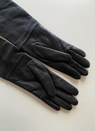 Кожаные варежки высокие 9