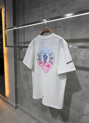Белая мужская футболка с принтом р. s-xxl