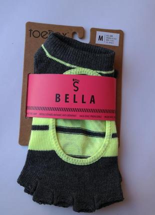 Носки для йоги, танцев и пилатеса toesox bella м(39- 42.5)