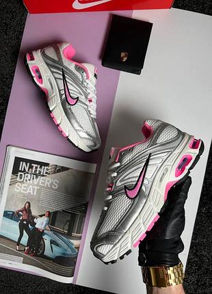 Женские кроссовки nike air max moto 2k white metallic pink