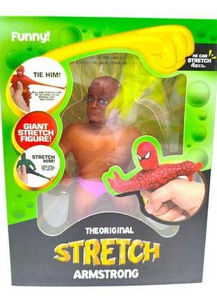 Игрушка-тянучка "stretch armstrong: герои marvel / марвел" человек (коричневый)