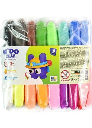 Набір для творчості "u'do clay 16 шт." брикет 10г