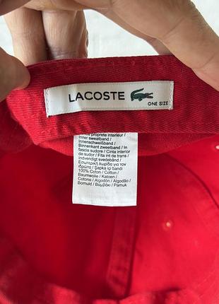 Кепка lacoste оригінал 7