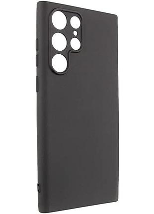 Чохол tpu getman liquid silk full camera для samsung galaxy s24 ultra (чорний)