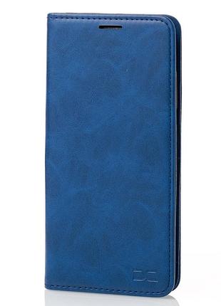 Чехол-книга dc elegant для samsung s21 fe синий