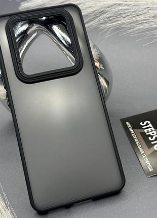 Чохол для xiaomi redmi note 15 4g / 5g матовий з кольоровим обідком прозорий протиударний