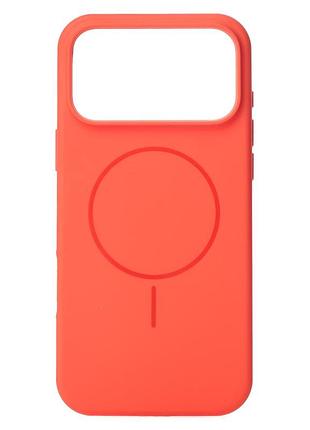 Силіконовий чохол slim ring soft з підтримкою magsafe для iphone 17 pro orange