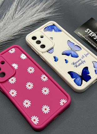 Чохол для samsung a56 силіконовий з об'ємними бортами та закритою камерою