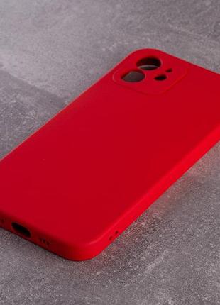 Силіконовий чохол soft silicone case для iphone 12 (без лого) червоний