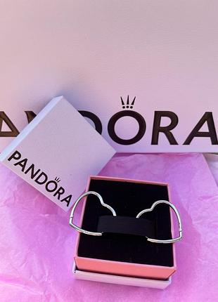 Сережки пандора pandora невичерпне кохання серця