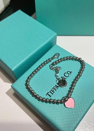 Браслет тиффани срибло 925 покрытие гравировка tiffany