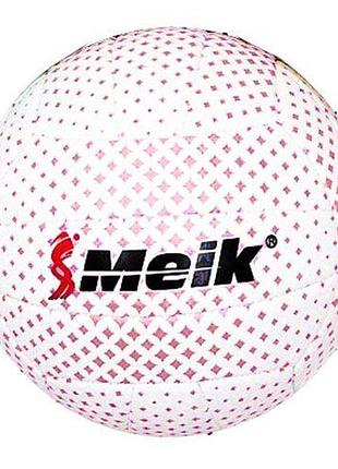 Мяч волейбольный "meik" pvc 280 г (розовый)