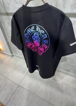 Черная мужская футболка с принтом р. s-xl