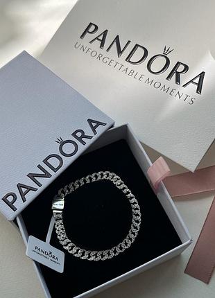 Браслет пандора з паве pandora