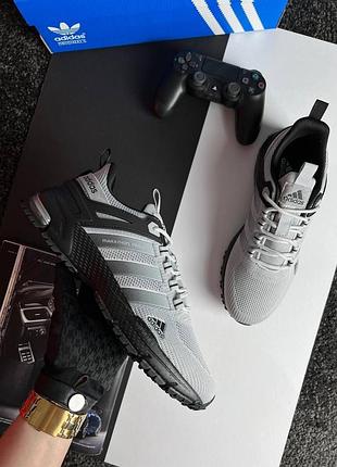 Чоловічі кросівки adidas marathon pro+ new grey black