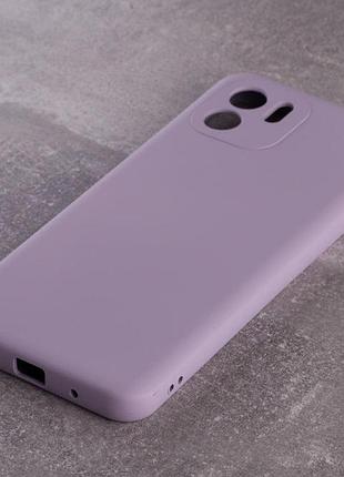 Силиконовый чехол soft silicone case для xiaomi redmi a1/a2 (без лого) глициния