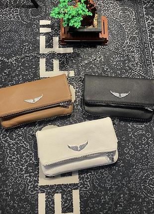 Сумка zadig & voltaire / сумка zadig & voltaire clutch / клатч жіночий / сумка жіноча