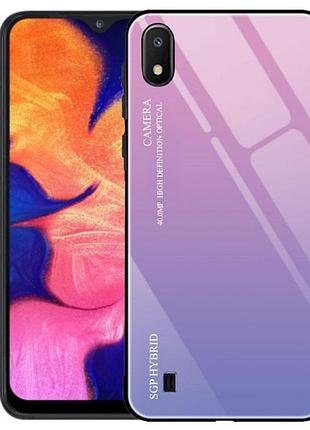Чохол бампер primolux gradient glass для samsung galaxy a10 2019 (sm-a105) - pink