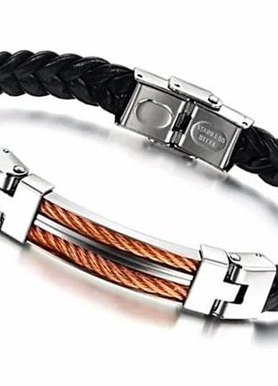Браслет primo steel rope на руку - bronze