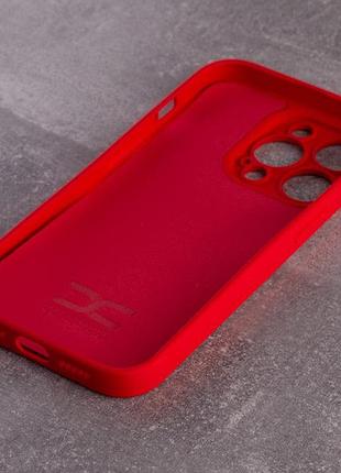 Силіконовий чохол soft silicone case для iphone 13 pro max (без лого) червоний 2