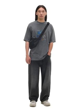 Вільні штани, джинси чорні cropp baggy
