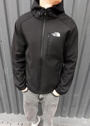 Чоловіча вітровка (фліска) the north face чорна