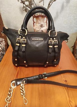 Кожаная сумка michael kors (оригинал, идеальное состояние)