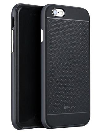 Противоударный бампер ipaky для apple iphone 6 plus / iphone 6s plus - black