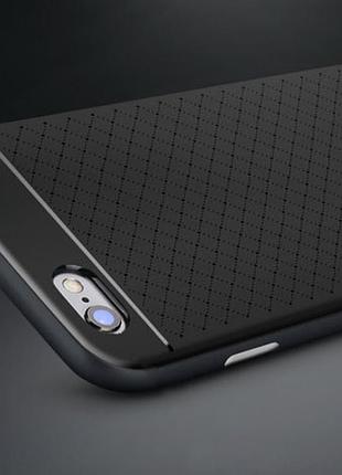 Противоударный бампер ipaky для apple iphone 6 plus / iphone 6s plus - black 3