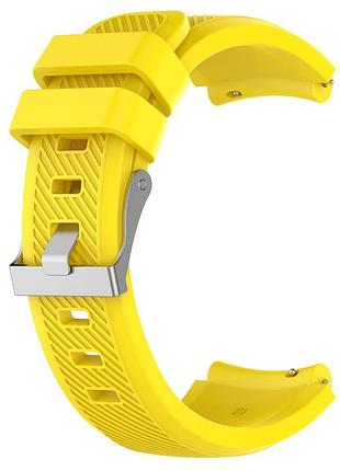 Силиконовый ремешок primo для часов xiaomi amazfit gtr 47 mm - yellow