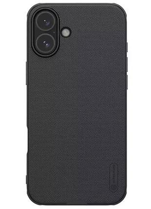 Чехол nillkin super frosted shield pro для apple iphone 16 - black