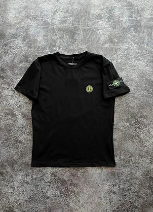 Футболка stone island чорна