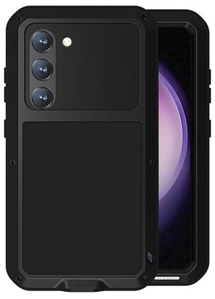 Противоударный чехол primo doom armor для смартфона samsung galaxy s24 plus (sm-s926) - black