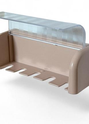 Тримач зубних щіток toothbrush storage настінний - coral