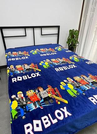 Плед велсофт детский 150х200 roblox 2
