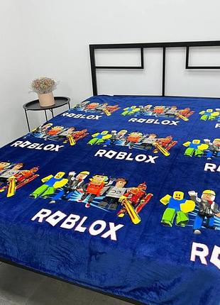 Плед велсофт детский 150х200 roblox 3