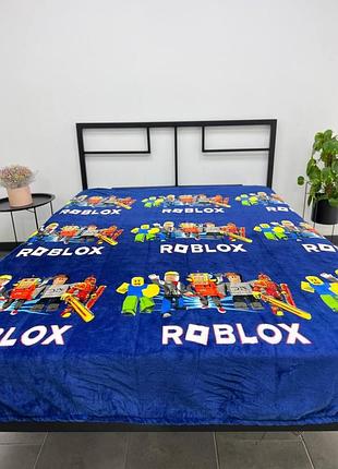 Плед велсофт детский 150х200 roblox 5