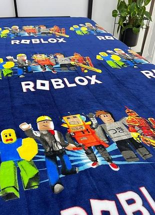 Плед велсофт детский 150х200 roblox 6