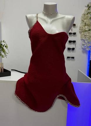 Червона сукня zara 3