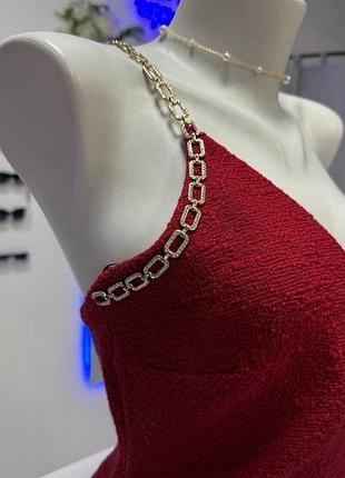 Червона сукня zara 4